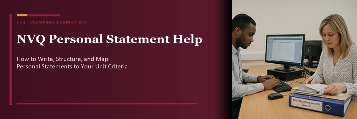 NVQ Personal Statement Writing Help — Expert Guidance