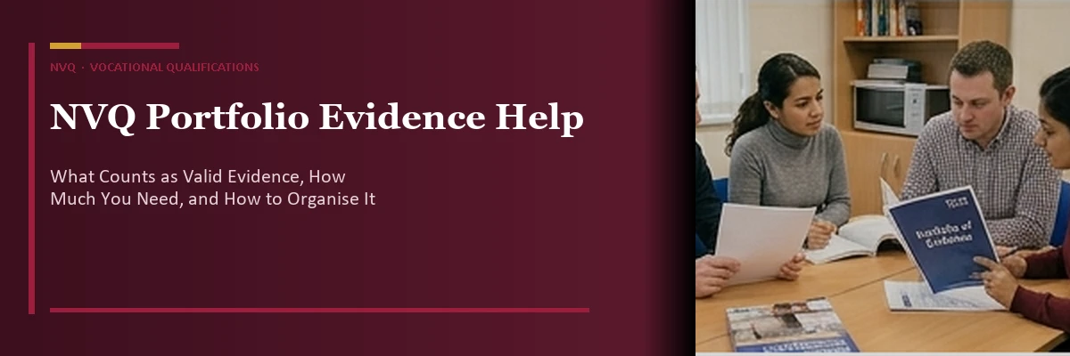 NVQ Portfolio Evidence Help — Building a Competency-Aligned Portfolio