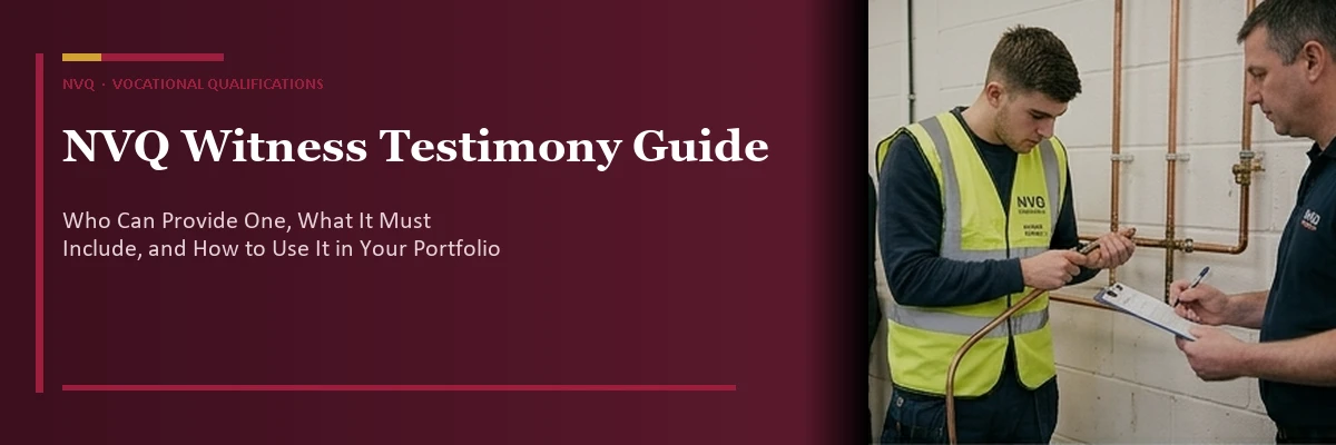 NVQ Witness Testimony Guide — How to Use Witness Evidence Effectively